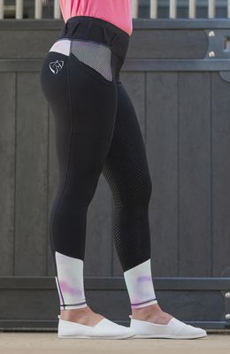 Bare Equestrian Youth Performance Riding Tights - Carnival