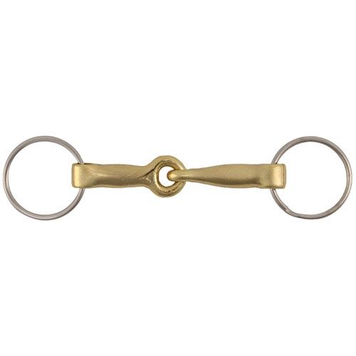 Snaffle Bit Key Ring Gold