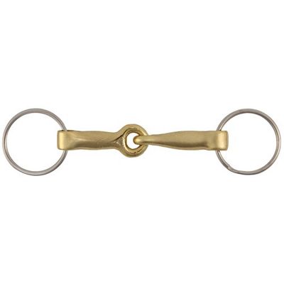 Snaffle Bit Key Ring Gold
