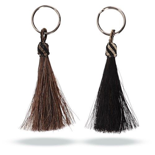 Horsehair Tassel Key Ring