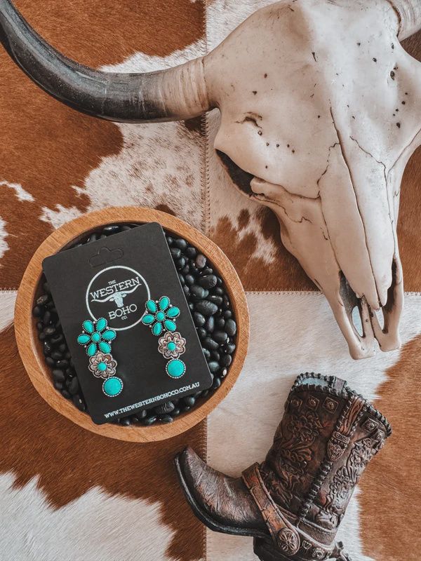Turquoise Earring Set