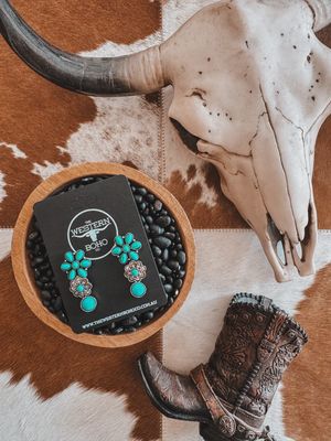 Turquoise Earring Set