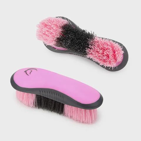 Stiff Dandy Brush Senior, Colour: Grey/Pink