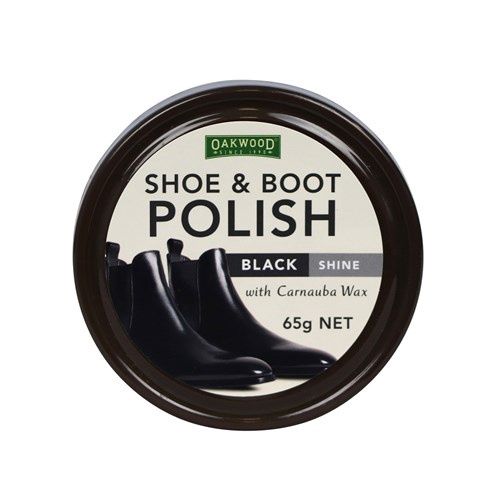 Shoe and Boot Polish 65g, Color: Black