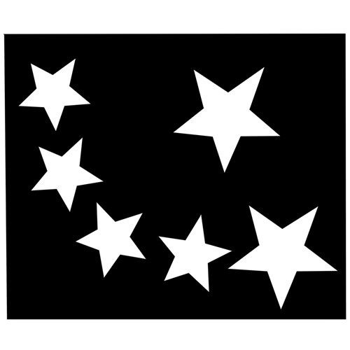 Hindquarter Marker Patterns, Size: Stars