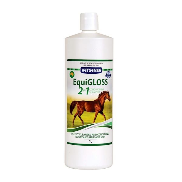 Equigloss 2 in 1 Conditioning Shampoo, Size: 1L