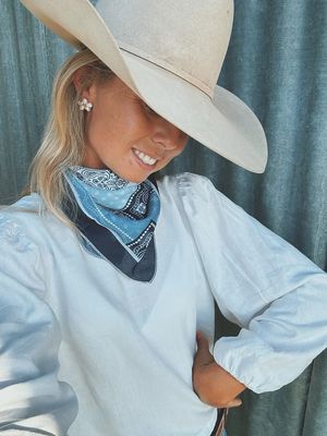 Hazel Paisley Scarf