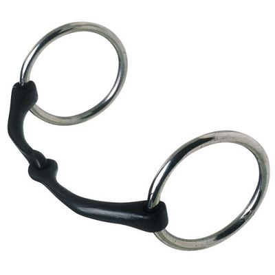 Sweet Iron Snaffle with Large 3.5&#39; Rings with Medium Mouth