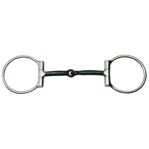 Sweet Mouth Offset Dee Snaffle, Style: Cob w/ Copper Dots 12.5cm