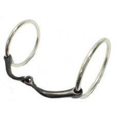 Curved Sweet Iron Snaffle 3&quot; Ring