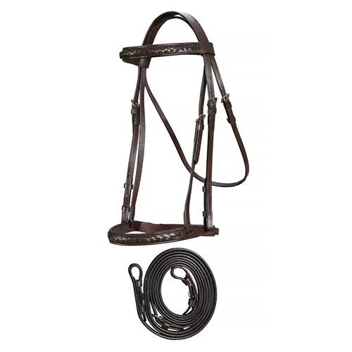Laced Snaffle Bridle