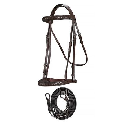Laced Snaffle Bridle