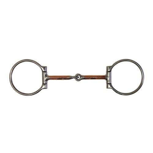 Eggbutt Snaffle Bit Copper Month, Size: 5.25&quot;/13cm