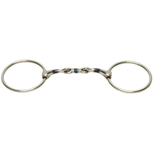 Campdraft Bit with 3 Piece Blued Mouth, Size: Cob/12.5