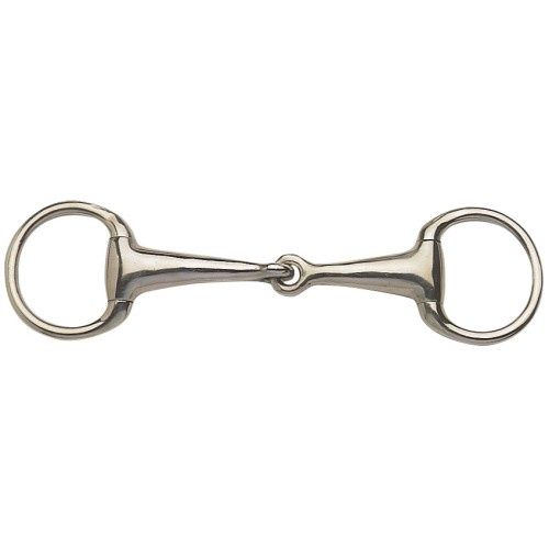 Dressage Eggbutt Bradoon with Hollow Mouth, Size: 13.5cm