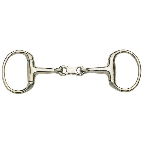 Eggbutt Snaffle Bit with French Mouth, Size: Pony/11.5cm