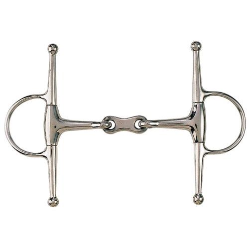 Full Cheek Eggbutt Bit with French Mouth, Size: Full