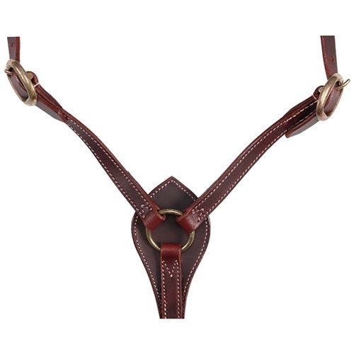 Stockmans Breastplate 5/8&quot; Latigo