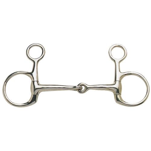 Baucher Half Cheek Snaffle Bit, Size: COB