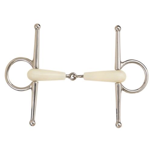 Full Cheek Snaffle Bit with Jointed Mouth, Size: Cob/12.5cm