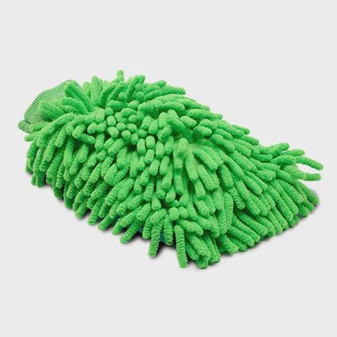 Microfibre Grooming Mitt, Color: Green