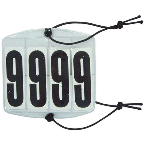 Number Holder with Elastic, Size: 4 Numbers