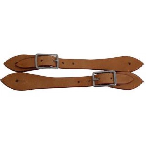Stock/Western Spur Strap, Style: Natural Leather