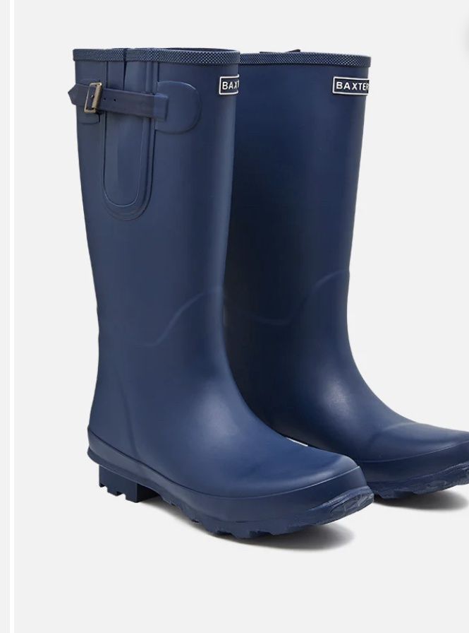 Baxter Waterford Welly Gumboot, Colour: Blue, Size: UK5/AU7