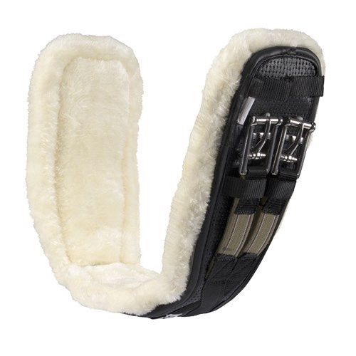 Equi-prene Elastic Fleece lined dressage girth removable lining