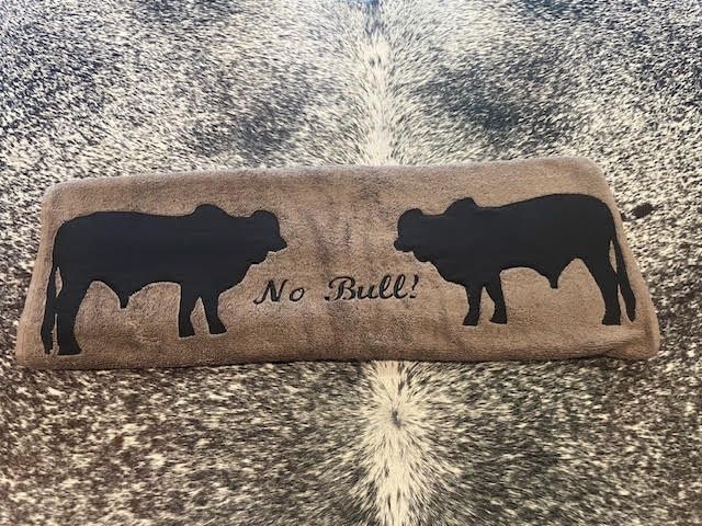 Embroidered Towels, Fabric: No Bull