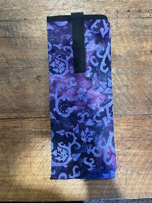 Satin lined tail bags - Purple