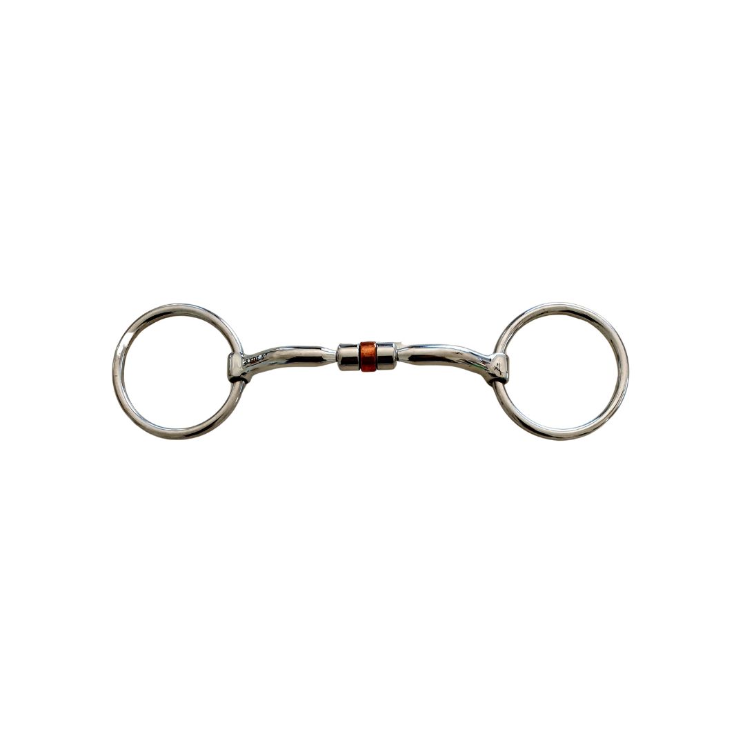 Ryde Bit- Loose Ring With Copper Roller (No.7)