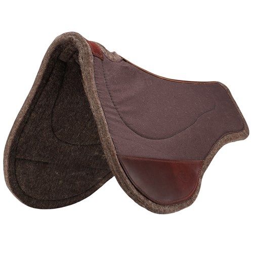 Fort Worth Short Round Contoured Canvas Saddle Pad