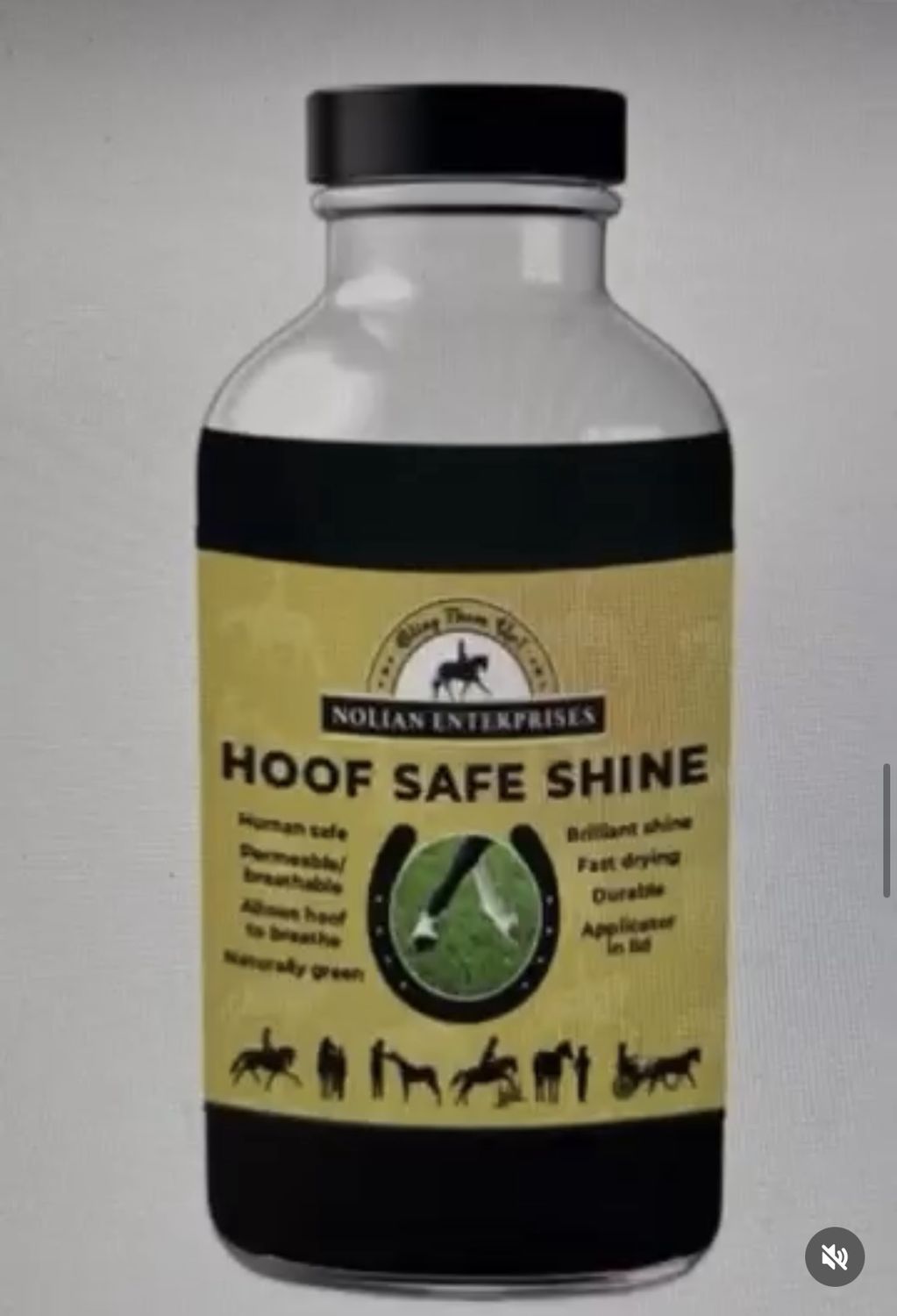 Hoof Safe Shine – Black (220 mls)