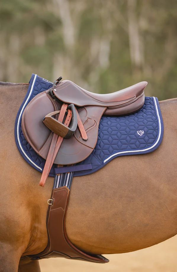 BARE Pro-Rider Dimension Saddle Pad - Jump - Full Cut - Navy