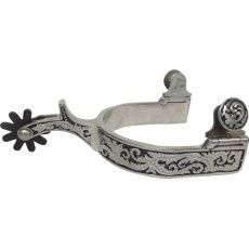 Spur Floral/Black Inlay Painted