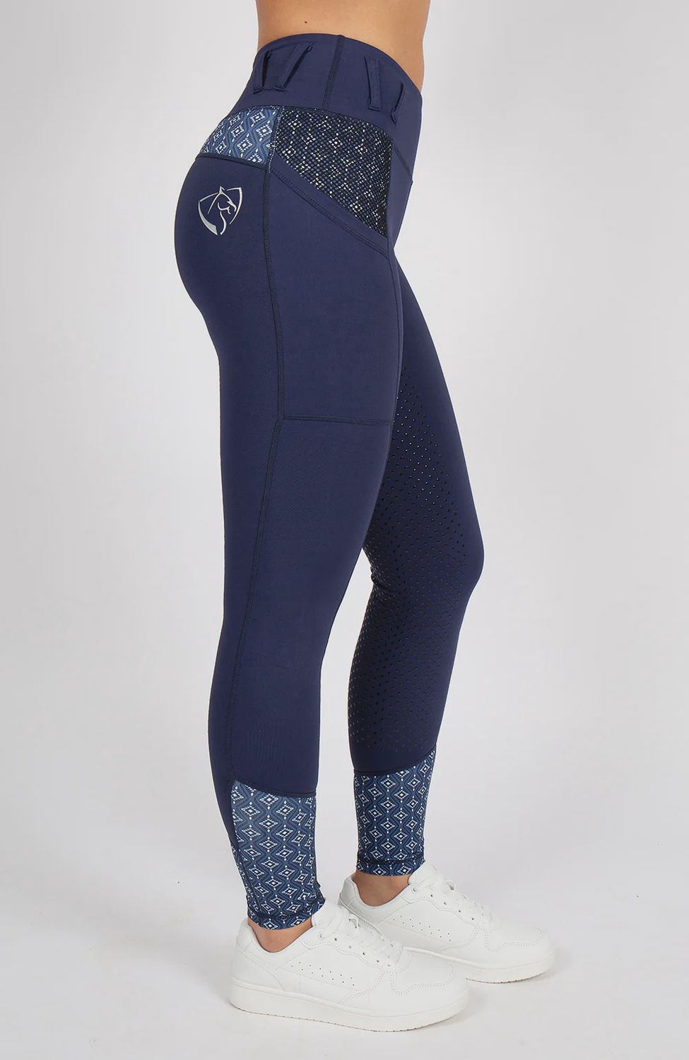 BARE Performance Riding Tights - Navy Nomad