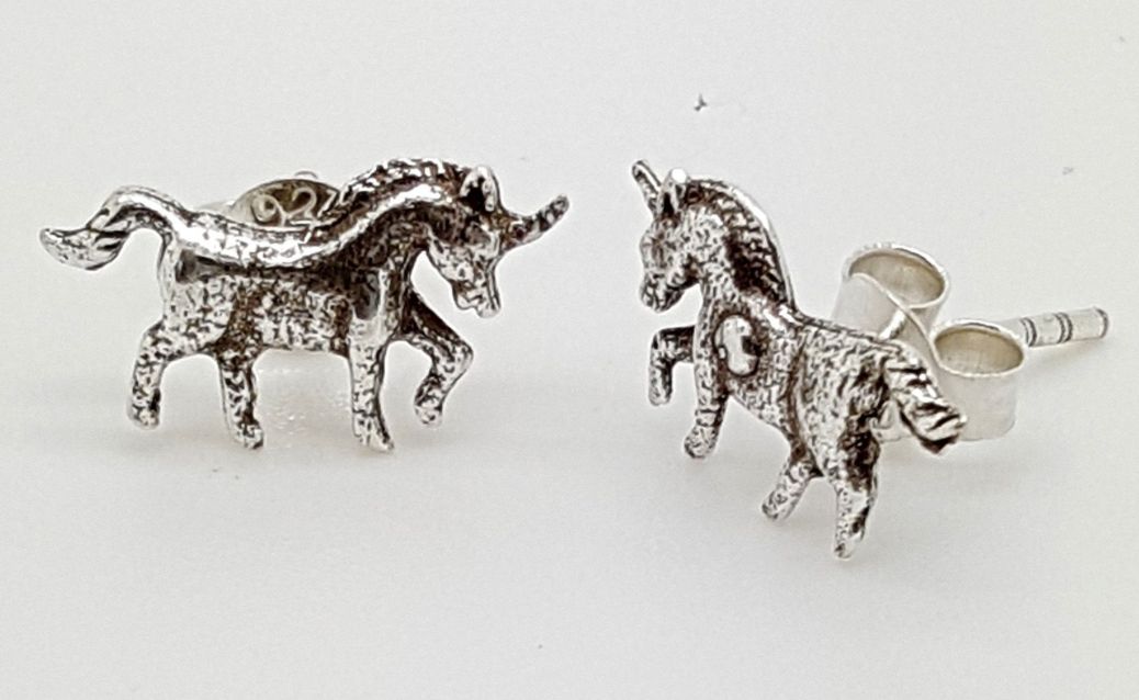 Earring S/S Unicorn STUDS-EB0540