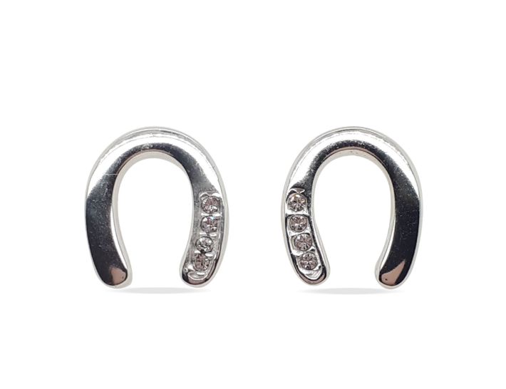 Earring S/S Horse Shoes-EB0832