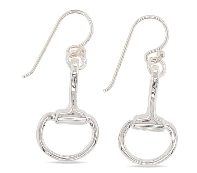 Earring S/S Horse Bit Drops-EB0631