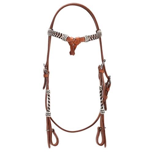 Fort Worth Chenoa Headstall - Two Tone