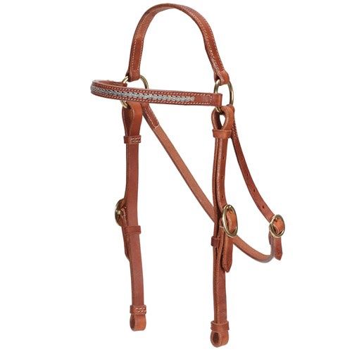 Fort Worth Barcoo Bridle w/Two Tone Rawhide