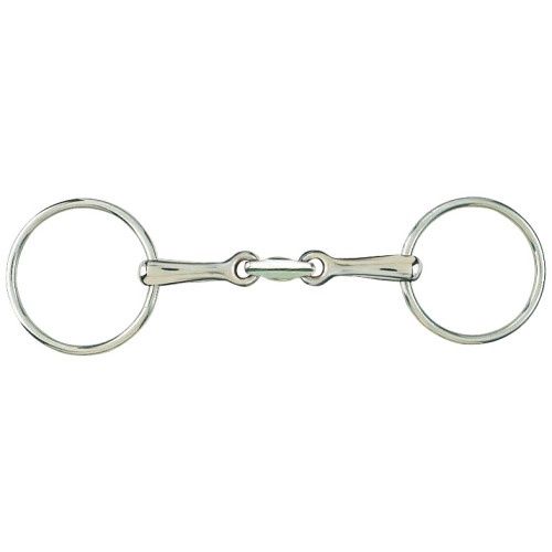 Loose Ring Training Snaffle Bit w/SS Mouth