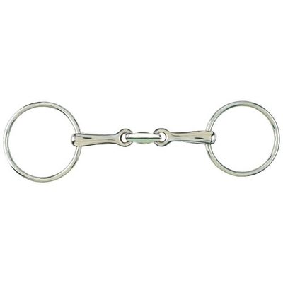 Loose Ring Training Snaffle Bit w/SS Mouth