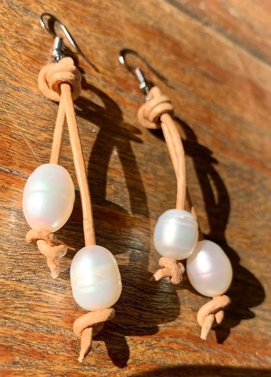 Simple Pearl Drop Earrings