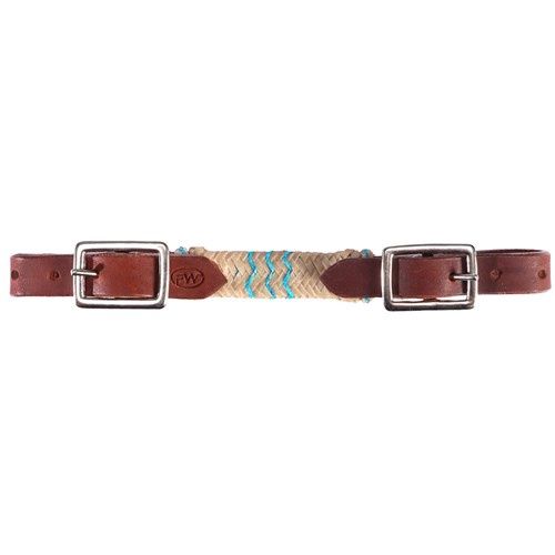 Fort Worth RW Flat Curb Strap, Colour: Turq
