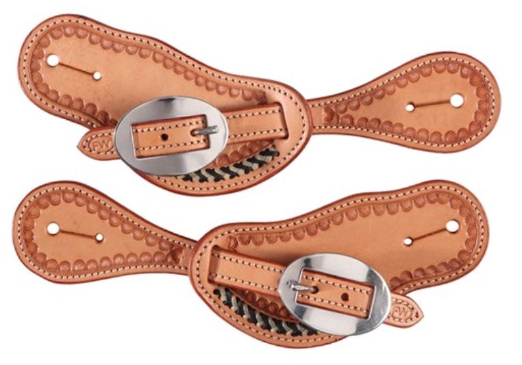 Fort Worth Tallulah Spur Straps - Natural