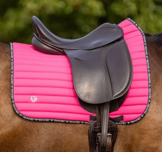 BARE Active Saddle Pad Dressage Cut - Hot Pink