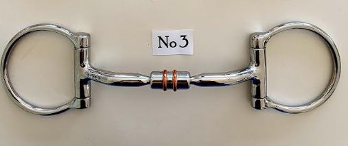Ryde Bit D ring with Twin Copper Roller (No 3)