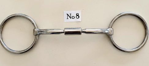 Ryde Bit Loose Ring with Plain Roller (No 8)